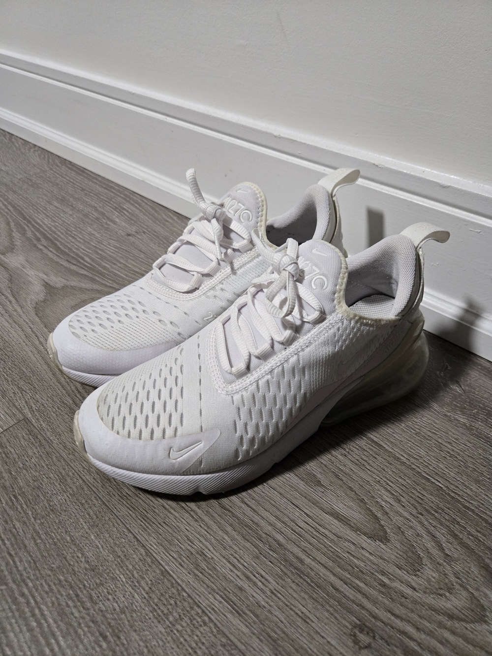 Nike White Air Max 270 Sneakers